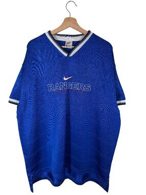 Authentic Vintage 1997-1999 Rangers F.C. Nike Training Jersey men's size XXL